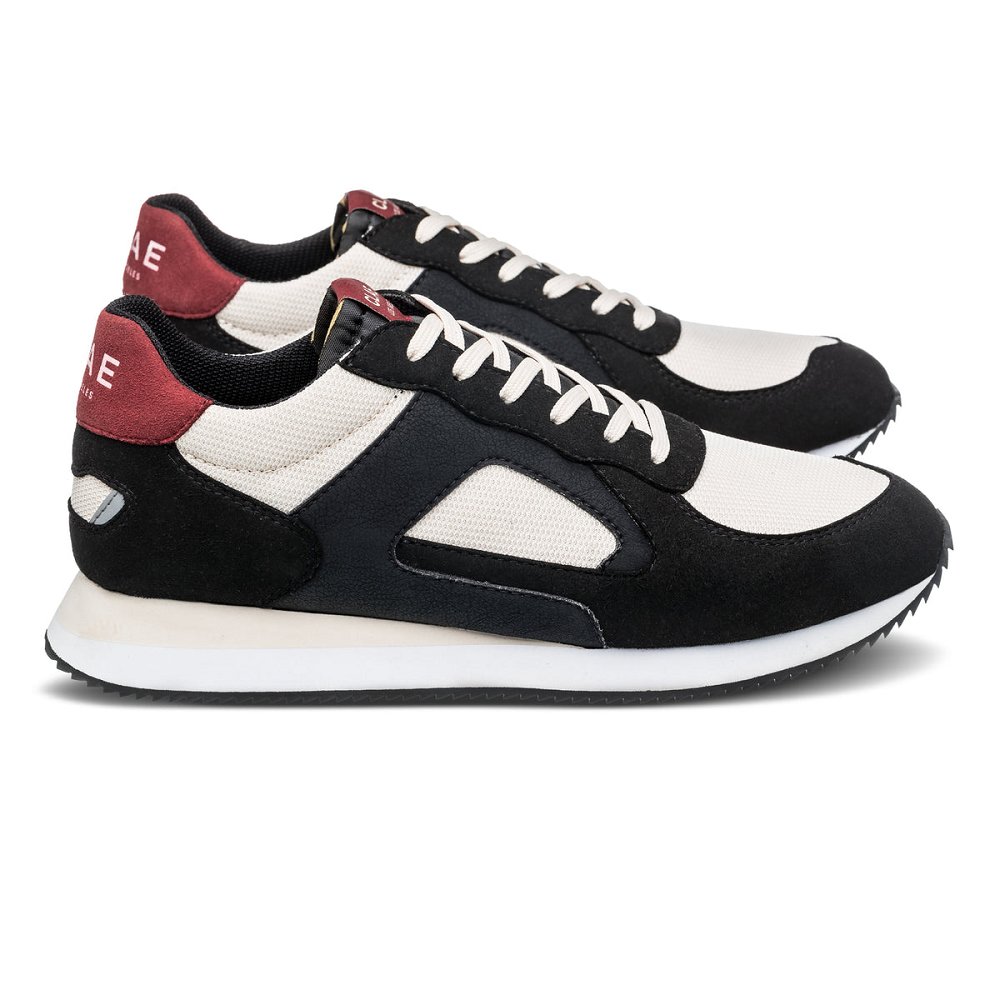 CLAE EDSON Sneakers Womens USA845-H62 In Black Red Ochre